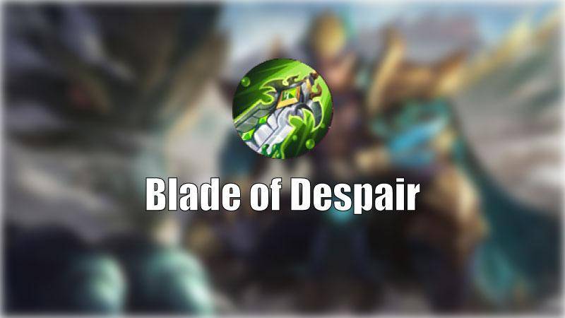 Item kelima, Blade of Despair