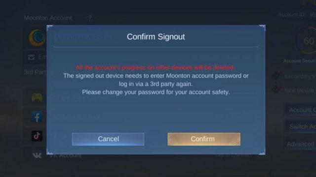 Cara Logout Mobile Legends: Ganti Akun dan Hapus Data Bisa Keluar!