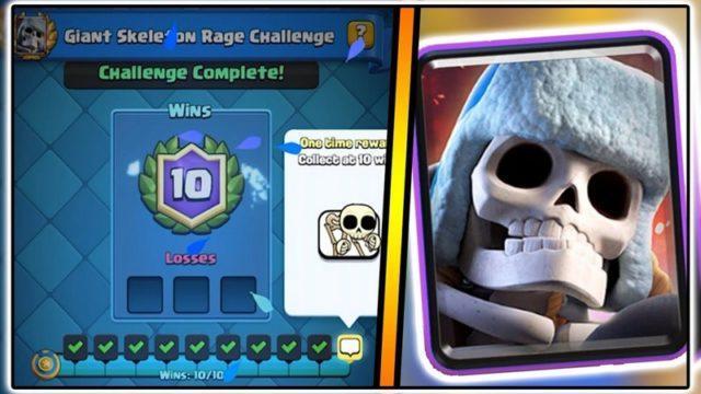 Clash Royale: Deck Terbaik untuk Giant Skeleton Rage Challenge