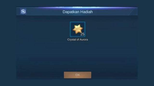 Crystal of Aurora MLBB, Bagaimana Cara Mendapatkannya?