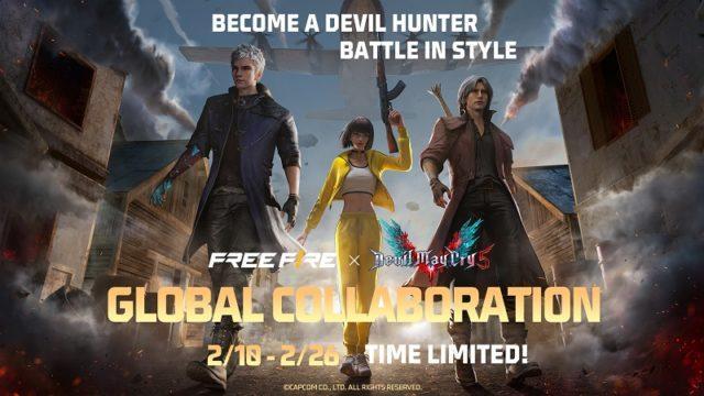 Dante dan Nero dari DMC 5™ Siap Hadir di Free Fire (FF), Catat Tanggalnya!