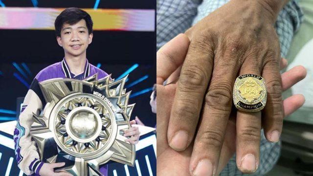 ECHO Sanford Pakaikan Cincin Juara M4 ke Jari Ayahnya yang Sakit Stroke, Respect!