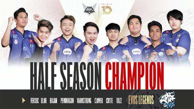 EVOS Legends Juara Paruh Musim MPL ID Season 10, Ini Klasemen Sementara Week 4!