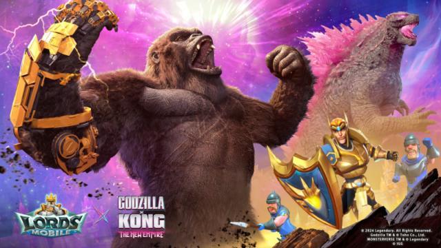 Lords Mobile Jalin Kolaborasi dengan Film Godzilla x Kong