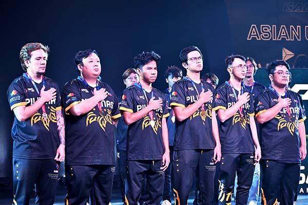Timnas Filipina di IESF 2023 Asia &amp; Oceania. Sumber: Facebook IESF – International Esports Federation