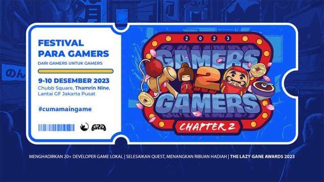 Gamers to Gamers (G2G) Festival 2023 Segera Digelar, Diramaikan Puluhan Game Developer Lokal!
