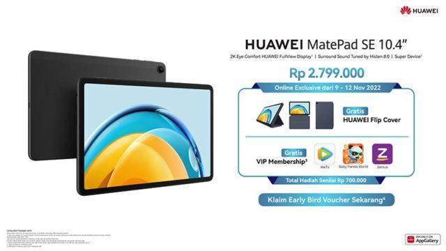 HUAWEI MatePad SE Dirilis di Indonesia, Tablet Layar 2K Seharga Rp2 Jutaan!
