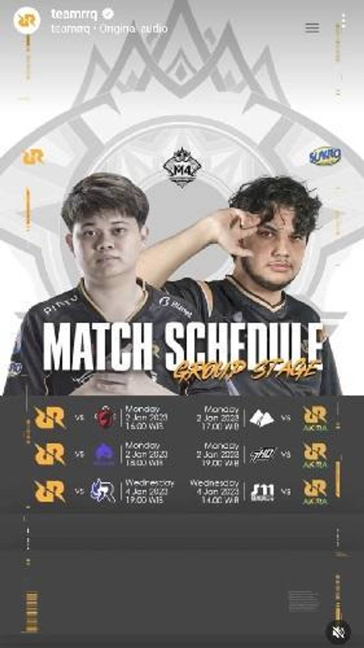 Jadwal Pertandingan RRQ di Knockout Stage M4 World Championship, | GGWP.ID