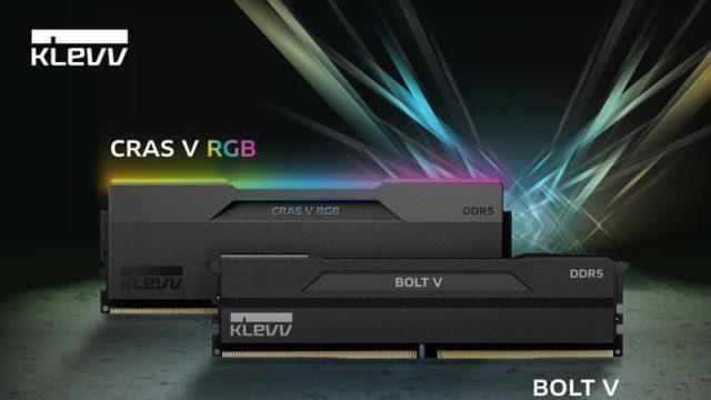 KLEVV Perkenalkan Memori Gaming DDR5 CRAS V RGB dan BOLT V