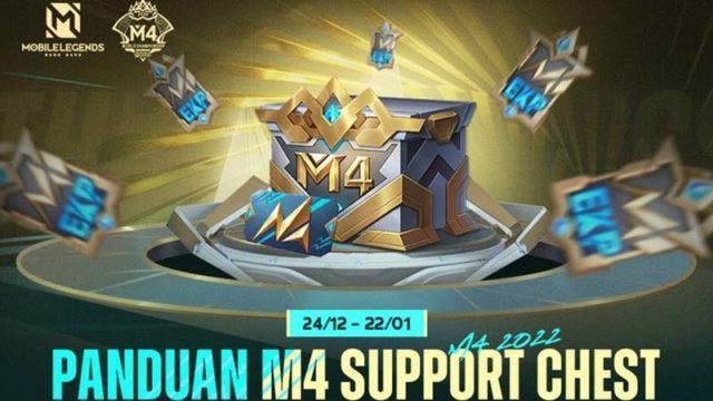 M4 Support Chest Mobile Legends, Berpeluang Dapat Skin Beatrix M4?
