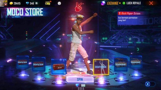 Buruan Koleksi Red Emote Rock Paper Scissors di Moco Store FF Segera!