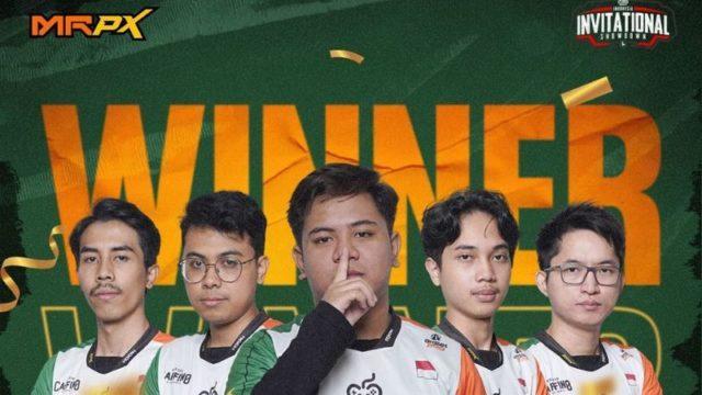Kenalan dengan Roster MRPX PUBG di PMPL ID Fall 2023