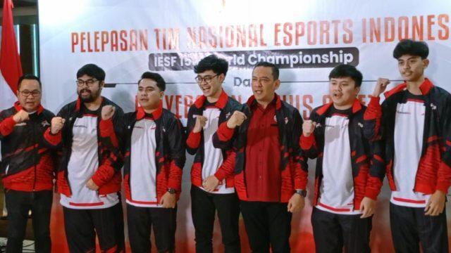 PB ESI Lepas Timnas Esports IESF 15th World Esports Championships 2023