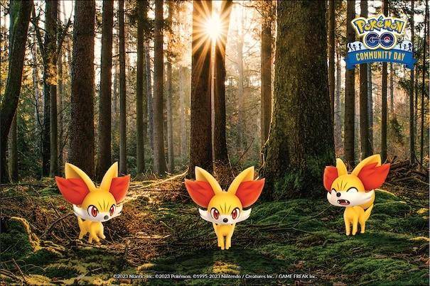 Kamu berkesempatan mendapatkan Fennekin dan versi Shiny-nya di event ini. (Dok. Niantic)