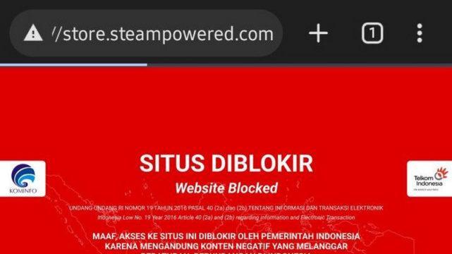 PSE Blokir Steam, Epic, PayPal, dan Situs Lain yang Belum Terdaftar