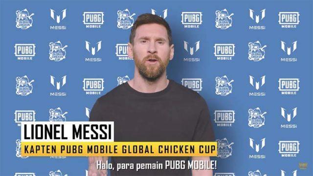 PUBG Mobile x Messi, La Pulga Ditunjuk Jadi Kapten Global Chicken Cup