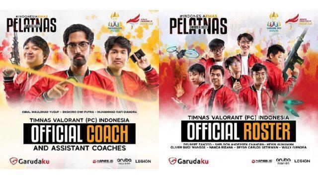 Resmi, Ini Daftar Lengkap Roster Timnas Indonesia Valorant SEA Games 2023!