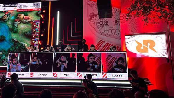 RRQ saat menghadapi Alter Ego di MPL ID S11 Week 1 Day 2, Sabtu (18/2/2023). Foto: GGWP.ID