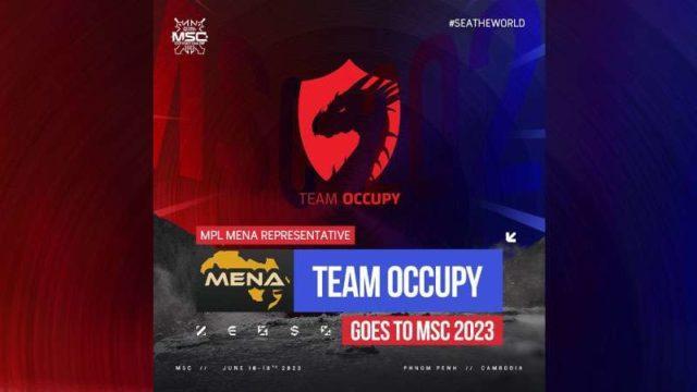 Gugur di Grup D MSC 2023, Ini Dia Roster Team Occupy dari MENA!