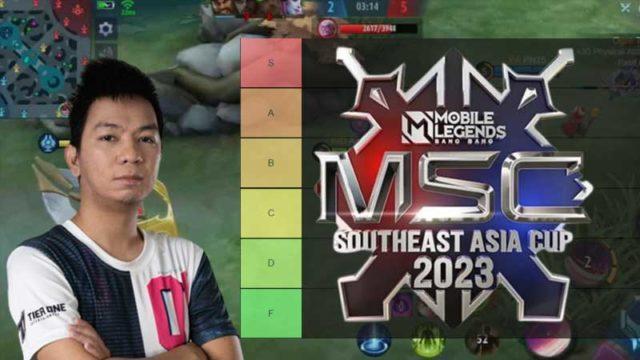 Bon Chan Ungkapkan Tier List MSC 2023 Menurutnya, Siapa yang Kemungkinan Menang?