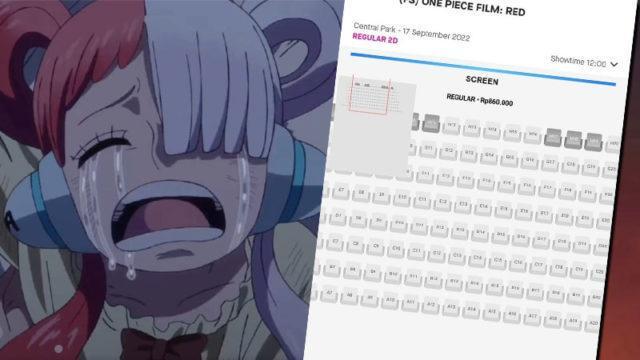 Tiket One Piece Film Red Mulai Habis, CGV Tambah Jam Tayang!
