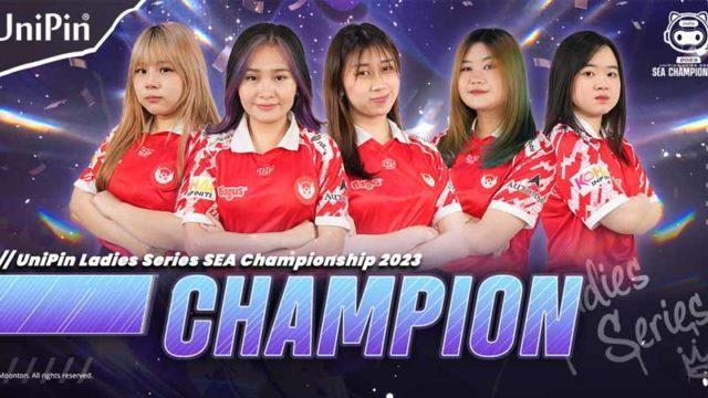 Bigetron Era Raih Titel Juara UniPin Ladies Series SEA Championship 2023