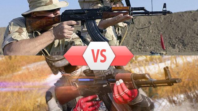 [VERSUS Dunia Nyata] AKM PUBG Mobile vs AKM Dunia Nyata