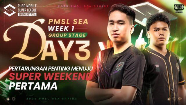 2025 PMSL SEA Spring Week 1 Day 3: BOOM, BTR, dan Voin Donkey Kuasai Puncak