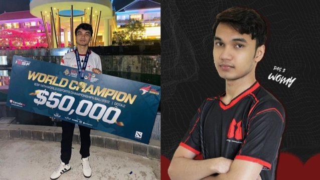 Profil dan Biodata Womy, Roster Timnas Indonesia Dota 2 yang Dapat Emas di IESF 2022 Bali
