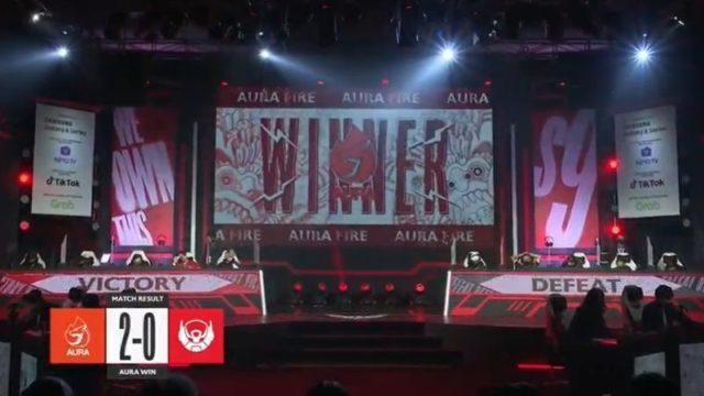 AURA vs BTR MPL ID S9 Week 6, sang Naga Tundukan sang Robot!