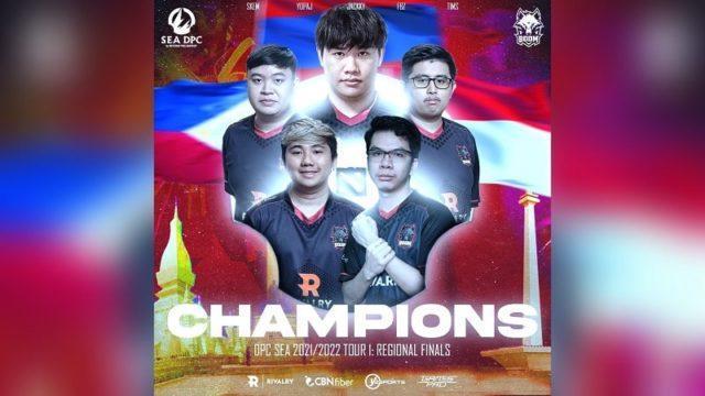 BOOM Esports Juara Regional Finals Tour 1 DPC SEA 2021-2022!
