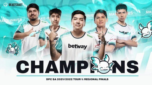 Beastcoast Rebut Gelar Juara Regional Finals Tour 1 DPC SA 2021-2022!