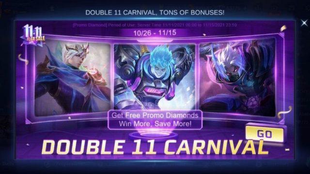 Bug Event ML 11.11 Terbaru, Cara Dapat Banyak Diamond Kuning!