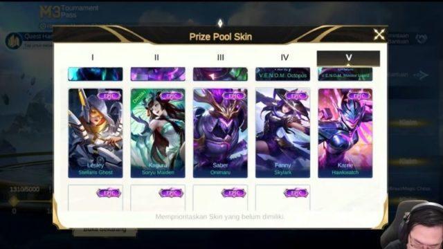 Cara Dapat Skin Epic di Event M3 Mobile Legends!