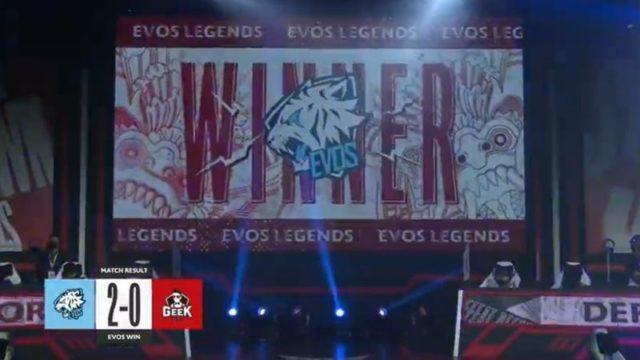 EVOS vs Geek MPL ID S9, EVOS Legends Amankan Poin Penuh!