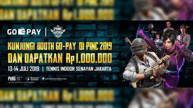 Datang ke Booth GO-PAY di PINC 2019 Bisa Dapat Saldo GO-PAY, Bisa Dapat 1 Juta Rupiah!