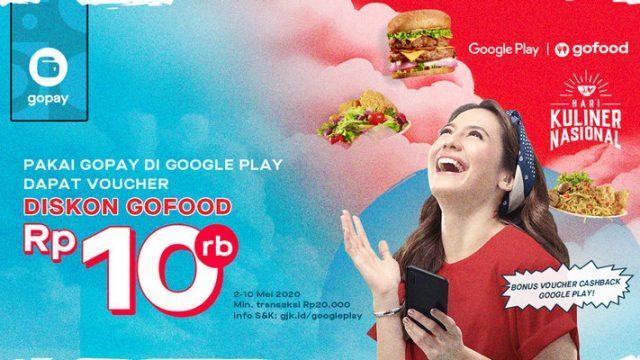 Banjir Voucher! GoPay Hadirkan Promo Google Play X Gofood Harkulnas di Bulan Ramadan!