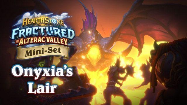 Hearthstone Onyxia's Lair Mini Set Rilis Tanggal 15 Februari