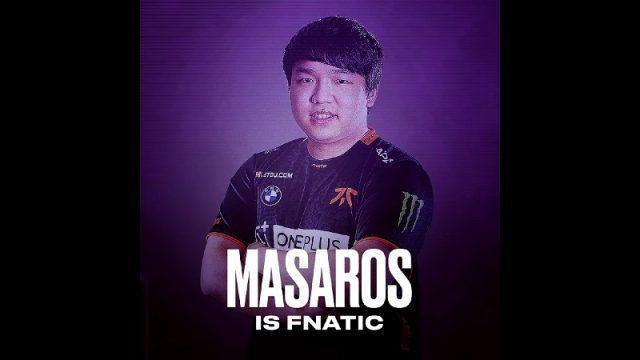 Offlaner Thailand, Masaros Resmi Bergabung dengan Fnatic!