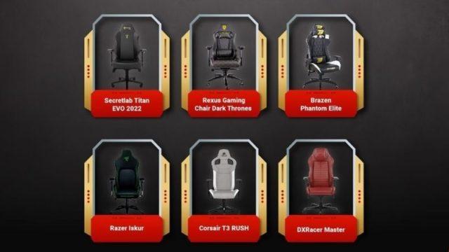 Nominator Best Gaming Chair Esports Unite Awards 2021