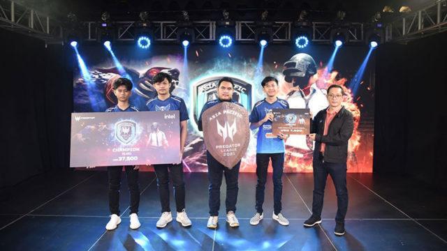 Acer Serahkan Hadiah Ratusan Juta Rupiah Ke Eagle 365 dan BOOM Esports di Predator League 2020/21