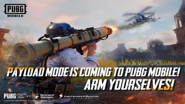 PUBG Mobile Hadirkan Mode Arcade Terbaru, Payload Mode!