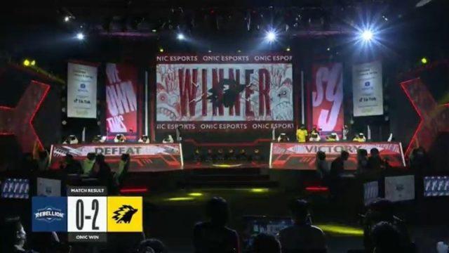 RBL vs ONIC MPL ID S9 Week 6, ONIC Esports Tundukan Rebellion 2 - 0!
