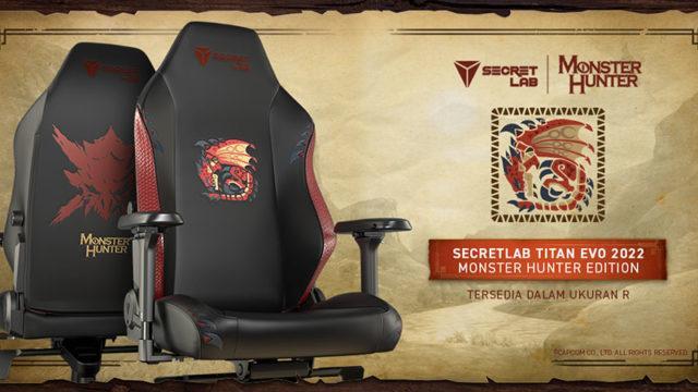 Secretlab Luncurkan Kursi Gaming Titan Evo Monster Hunter Edition!