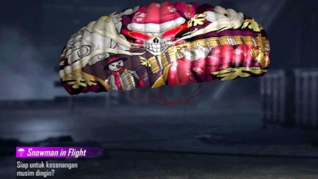 Snowman in Flight Parachute Free Fire Hadir, Ini Cara Mendapatkannya!