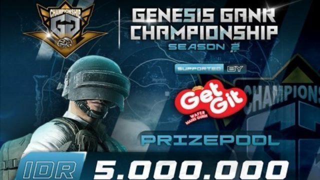 Turnamen Genesis Gank Championship Season 2 x GetGit Siap Digelar