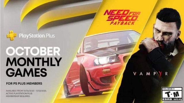 Vampyr dan Need for Speed: Payback Jadi Game Gratis PS Plus