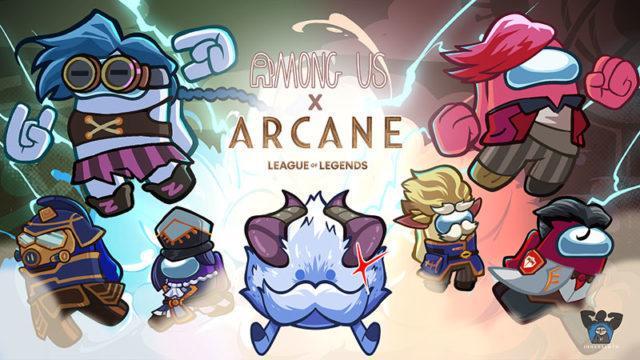 Among Us Kolaborasi Dengan Arcane, Cosmicube-nya Sudah Tersedia!