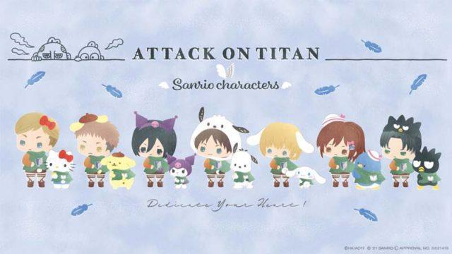 Kawaii! Ini Dia Kolab Unik Attack On Titan x Sanrio