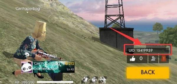 Catat UID pengguna cheat FF
